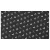 Zwart Custom Trade Show Restaurant Zakelijk Logo Tafelkleed (Voorkant (Horizontaal))