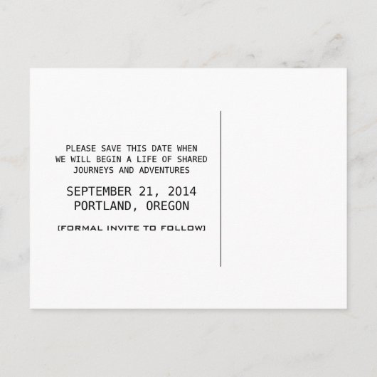 Zwart D20-desktopgamer Bespaar het Briefkaart Datu (Achterkant)