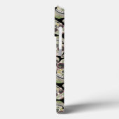 Zwart Dag van de Doden Schedels Patroon Case-Mate iPhone Case (Achterkant / Links)