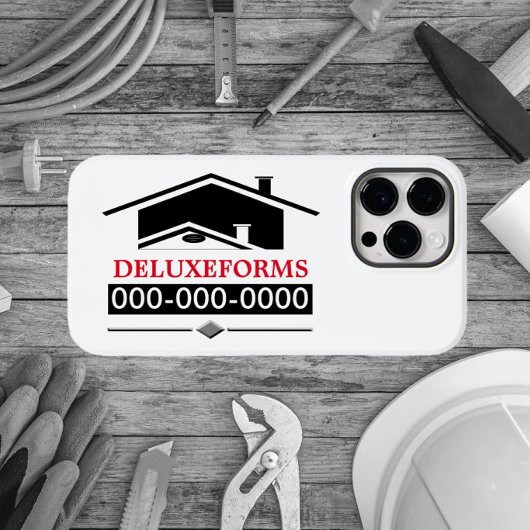 Zwart Dak Case-Mate iPhone Case