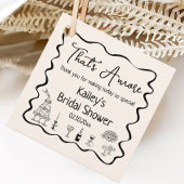 Zwart Dat is Amore Bruidsfeest Dank Je Wel Bedankjes Labels