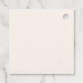 Zwart Dat is Amore Bruidsfeest Dankjewel Bedankjes Labels (Achterkant)