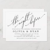 Zwart de avond voor de uitnodiging (Voorkant / Achterkant)