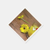 Zwart de cocktailservet van Susan van het Oog Servet (Hoek)