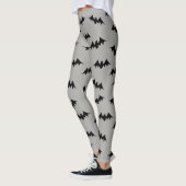 Zwart/de Grijze Leggings van de Confettien van de (Links)