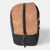 Zwart De hele dag 24/7 Slogan Graphic Toilettasje (Rechts)