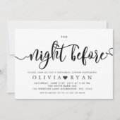 Zwart de nacht voor de uitnodiging (Voorkant)