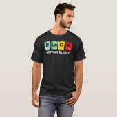 Zwart de zwarte periode van de maand van de geschi t-shirt (Voorkant volledig)