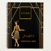 Zwart decosteeltje planner (Voorkant)