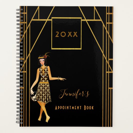 Zwart decosteeltje planner (Voorkant)