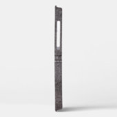 Zwart denimweefsel. Mode, texturen en ondergrond Case-Mate iPhone Case (Achterkant / Links)