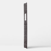 Zwart denimweefsel. Mode, texturen en ondergrond Case-Mate iPhone Case (Achterkant / Rechts)