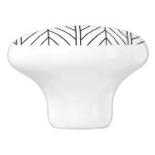 Zwart design - drukker knop (Zijkant)