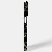 Zwart design iPhone Case Tough (Achterkant / Rechts)