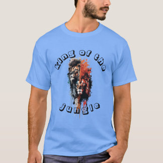 Zwart Design T Shart Lion T Sharit Polo