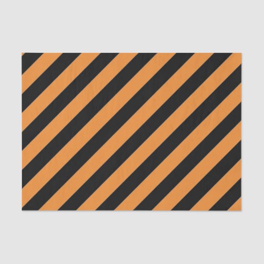 ZWART DIAGONAAL STRIPE STERK GRAFISCHE Weefselpapi Tissuepapier (Voorkant)