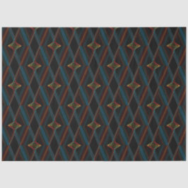 Zwart diamant Abstract elegant kleurenpatroon Tissuepapier