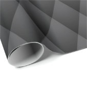 Zwart diamant quilt omslagpapier cadeaupapier (Rol Hoek)