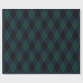 Zwart diamantverlooppapier cadeaupapier (Vlak)