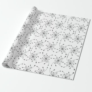 Zwart diamantwappapier cadeaupapier