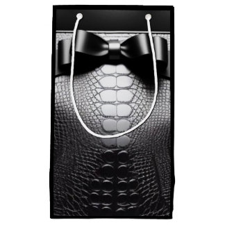 Zwart Dier Print/Bow/Med/Gift Bag Klein Cadeauzakje