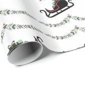 Zwart dit kerstliedje papier (Rol Hoek)