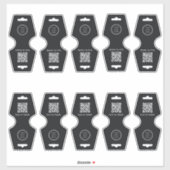 Zwart  DIY Ketting Foldover Hang Label (Vel)