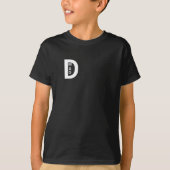 Zwart DMAD kinder T-shirt (Voorkant)