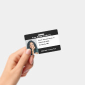 Zwart doe het zelf, aangepaste Homeschool Badge (Handheld)