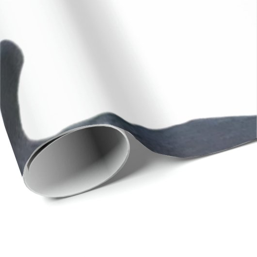 Zwart doekpapier cadeaupapier (Rol Hoek)