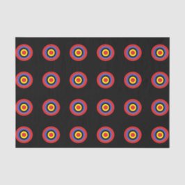 zwart doelweefsel tissuepapier