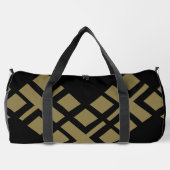 Zwart Donker Beige Plunjezak (Achterkant)