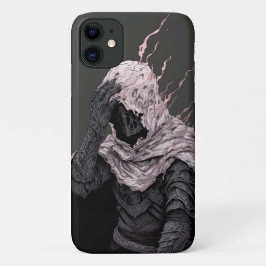 Zwart Donker Wit Sterk Monster Case-Mate iPhone Case (Achterkant)