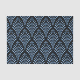 , zwart, donkerder, patroon, art nouveau, chic, tissuepapier