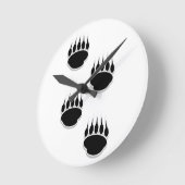 Zwart draag het Print van de Poot Ronde Klok (Hoek)