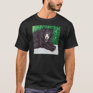 Zwart draag schilderend t-shirt