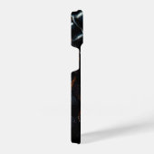 Zwart draagtas met wieltjes iPhone hoesje (Rechterkant)