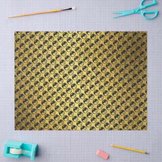 Zwart Dragon gouden ader tissuepapier klein (Craft)