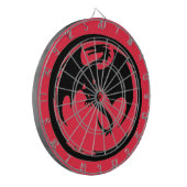 Zwart Dragon koraal dartboard Dartbord (Voorkant Links)
