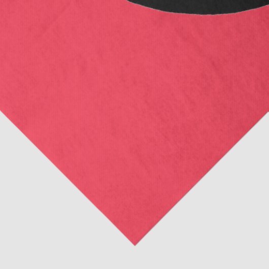 Zwart Dragon koraal tissuepapier groot (Detail)