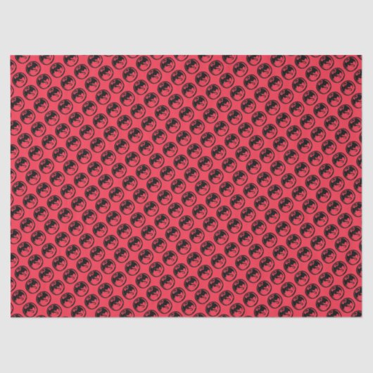 Zwart Dragon koraal weefsel papier klein (Voorkant)