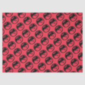 Zwart Dragon koraal weefsel papier medium (Voorkant)