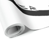 Zwart Dragon wit mat inpakpapier groot (Rol Hoek)