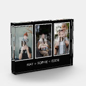 Zwart Drie (3) Foto's Vaderdag Fotoblok (Links)