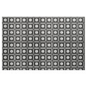 Zwart drievoudig splitpatroon stof (Fat Quarter)