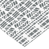 Zwart druppelpatroon korte tafelloper (Hoek)