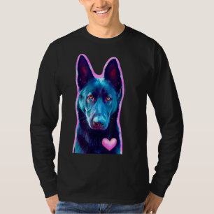 Zwart Duits Herder Gift voor Hondenliefhebbers Eig T-shirt