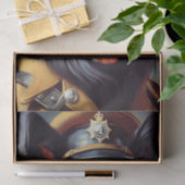  zwart duits herder schilderij tissuepapier (Geschenk)