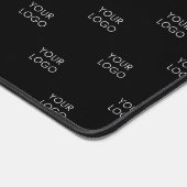 Zwart Eenvoudig Aangepaste Logo Bedrijf Bureaumat (Hoek)