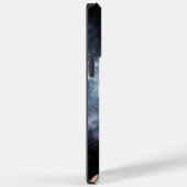 Zwart Eenvoudige Astronaut Case-Mate iPhone Case (Achterkant / Rechts)